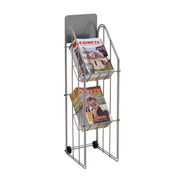 Distributeur De Journaux Et Magazines 2 Bacs Grande Capacite